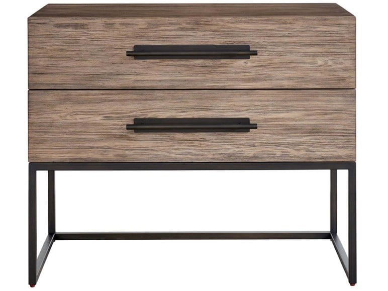 Dwell Boulder Metal Base Nightstand (U462351)